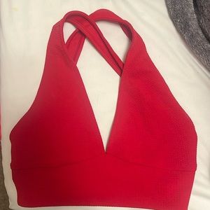 Red crop top! It’s a size XS! From shein